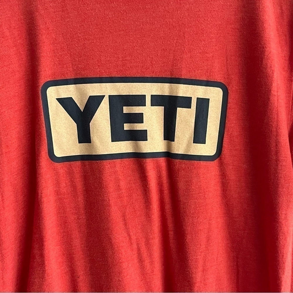 YETI Red Logo Short Sleeve T-Shirt - Picture 3 of 7